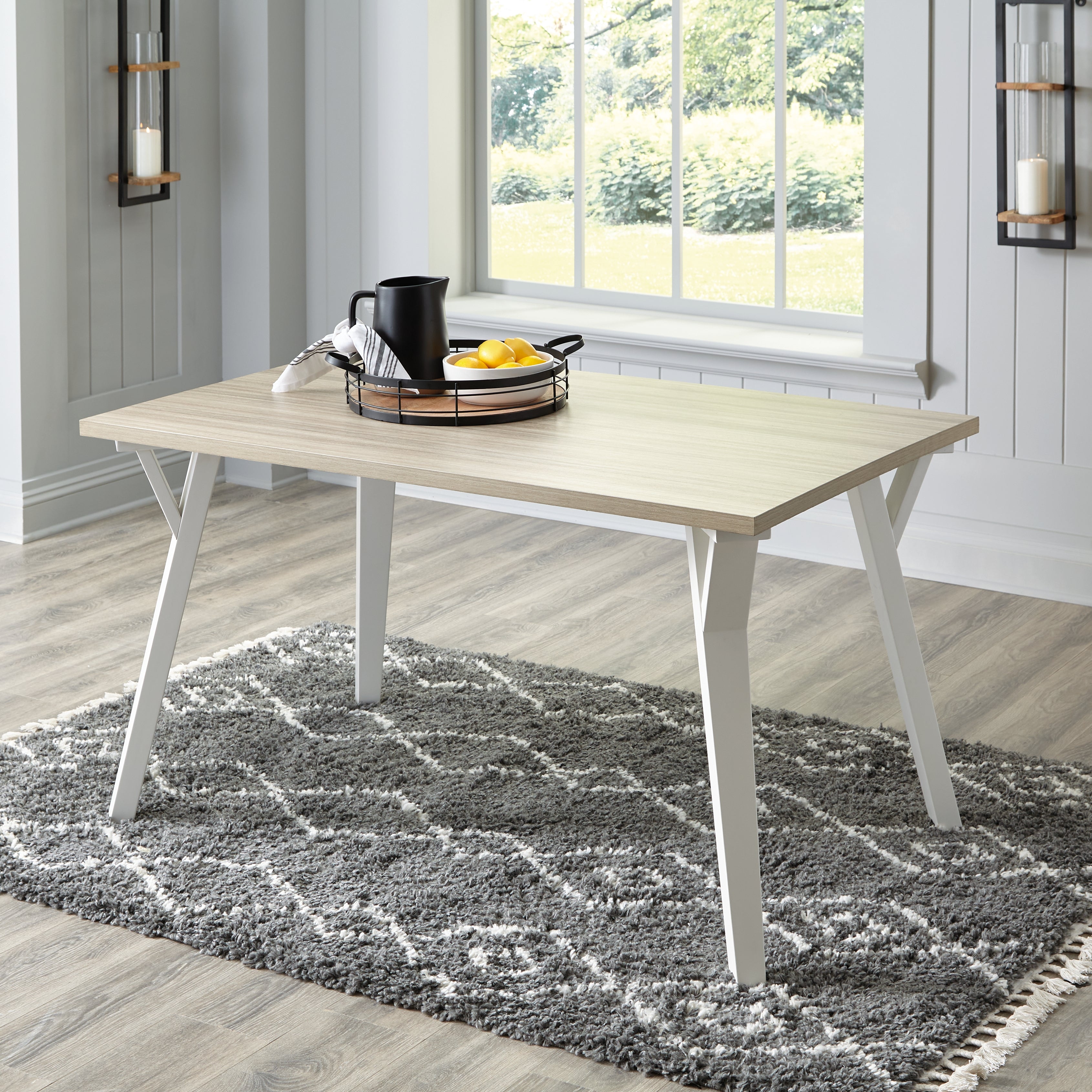 Best Deals Furniture - Ashley Furniture - Grannen Dining Table - Rectangular Dining Room Table - D407-25