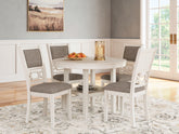 Best Deals Furniture - Ashley Furniture - Erinberg Dining Table and 4 Chairs (Set of 5) - Dining Room Table Set (5/CN) - D423-225