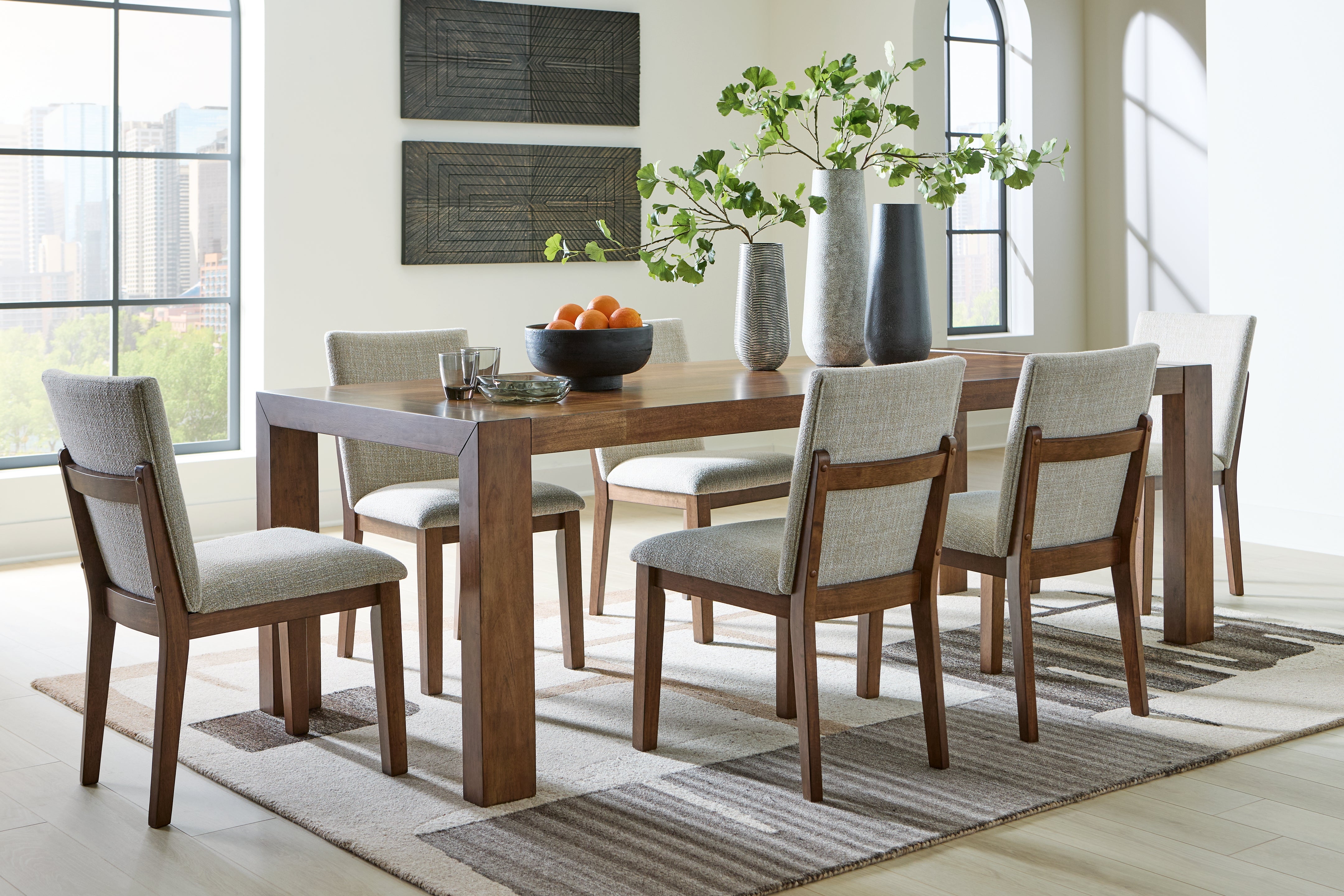 Best Deals Furniture - Ashley Furniture - Kraeburn Dining Table and 6 Chairs - Dining Table and 6 Chairs - D496D2
