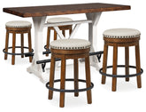 Best Deals Furniture - Ashley Furniture - Valebeck Counter Height Table and 4 Stools - Counter Height Table and 4 Stools - D546D8