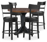 Best Deals Furniture - Ashley Furniture - Valebeck Counter Height Table and 4 Barstools - Counter Height Table and 4 Barstools - D546D25