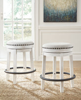 Best Deals Furniture - Ashley Furniture - Valebeck Counter Height Stool - UPH Swivel Stool (1/CN) - D546-324