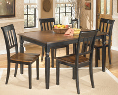 Best Deals Furniture - Ashley Furniture - Owingsville Dining Table and 4 Chairs - Dining Table and 4 Chairs - D580D8
