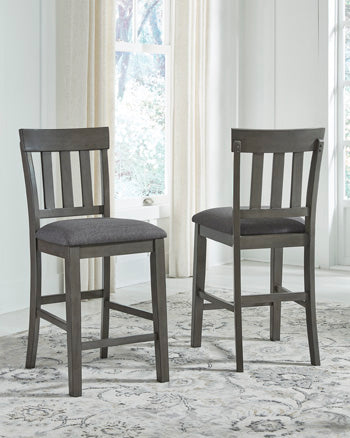 Best Deals Furniture - Ashley Furniture - Hallanden Counter Height Bar Stool (Set of 2) - Counter Height Bar Stool (Set of 2) - D589-124X2