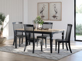 Best Deals Furniture - Ashley Furniture - Brenkerton Dining Table and 4 Chairs - Dining Table and 4 Chairs - PCD591D1