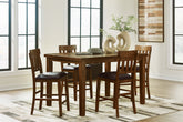 Best Deals Furniture - Ashley Furniture - Ralene Counter Height Dining Table and 4 Barstools - Counter Height Dining Table and 4 Barstools - D594D11