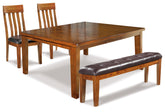 Best Deals Furniture - Ashley Furniture - Ralene Dining Table and 2 Chairs and Bench - Dining Table and 2 Chairs and Bench - D594D8
