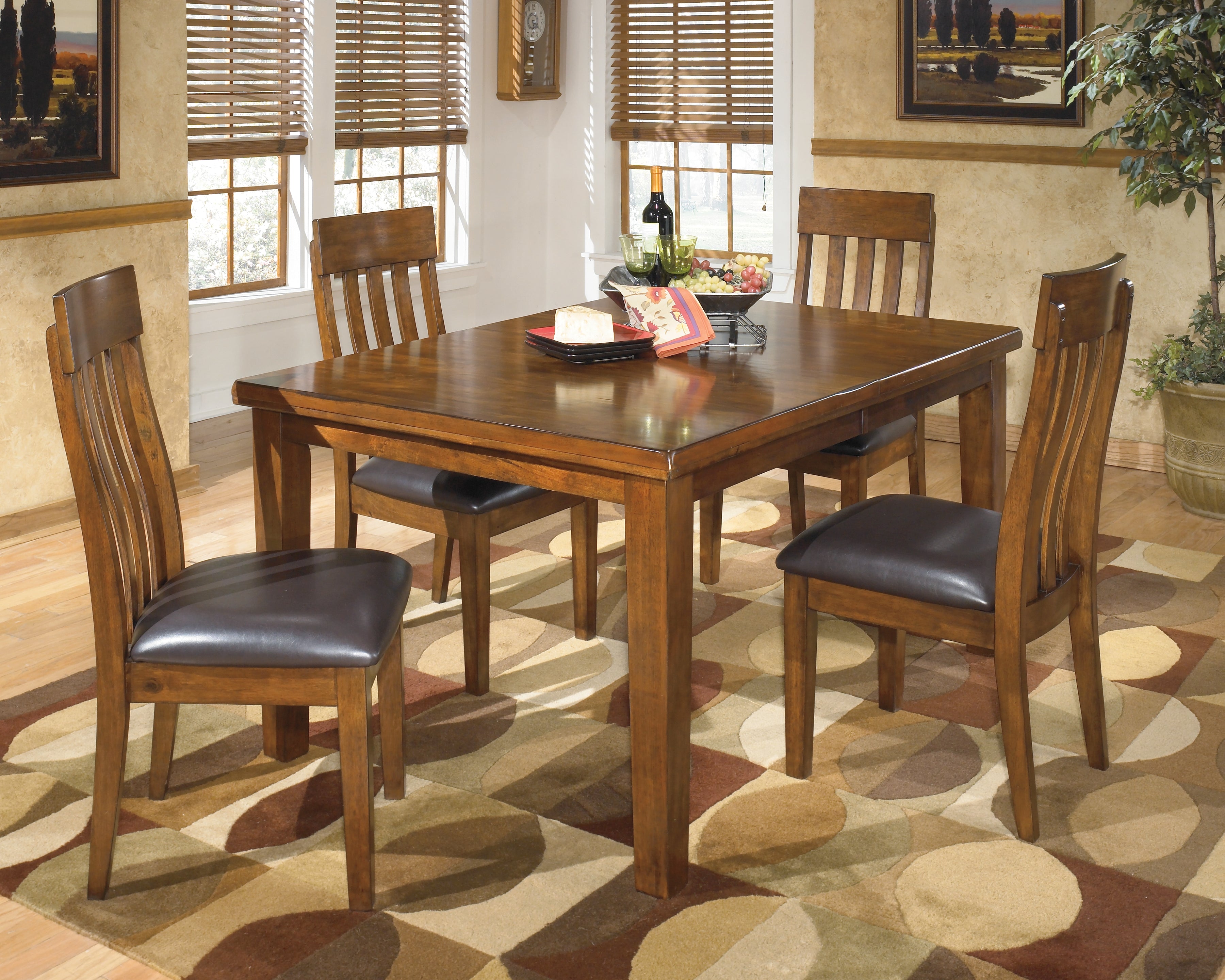 Best Deals Furniture - Ashley Furniture - Ralene Dining Table with 4 Chairs - Dining Table with 4 Chairs - D594D6