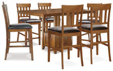 Best Deals Furniture - Ashley Furniture - Ralene Counter Height Dining Table and 6 Barstools - Counter Height Dining Table and 6 Barstools - D594D5