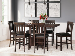 Best Deals Furniture - Ashley Furniture - Haddigan Counter Height Dining Extension Table - RECT DRM Counter EXT Table - D596-42
