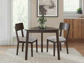 Best Deals Furniture - Ashley Furniture - Mallenette Dining Table and 2 Chairs - Dining Table and 2 Chairs - PCD607D1