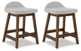 Best Deals Furniture - Ashley Furniture - Lyncott Counter Height Bar Stool (Set of 2) - Counter Height Bar Stool (Set of 2) - D615-124X2