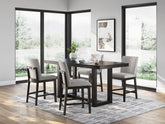 Best Deals Furniture - Ashley Furniture - Neymorton Counter Height Dining Table and 4 Barstools - Counter Height Dining Table and 4 Barstools - D618D5