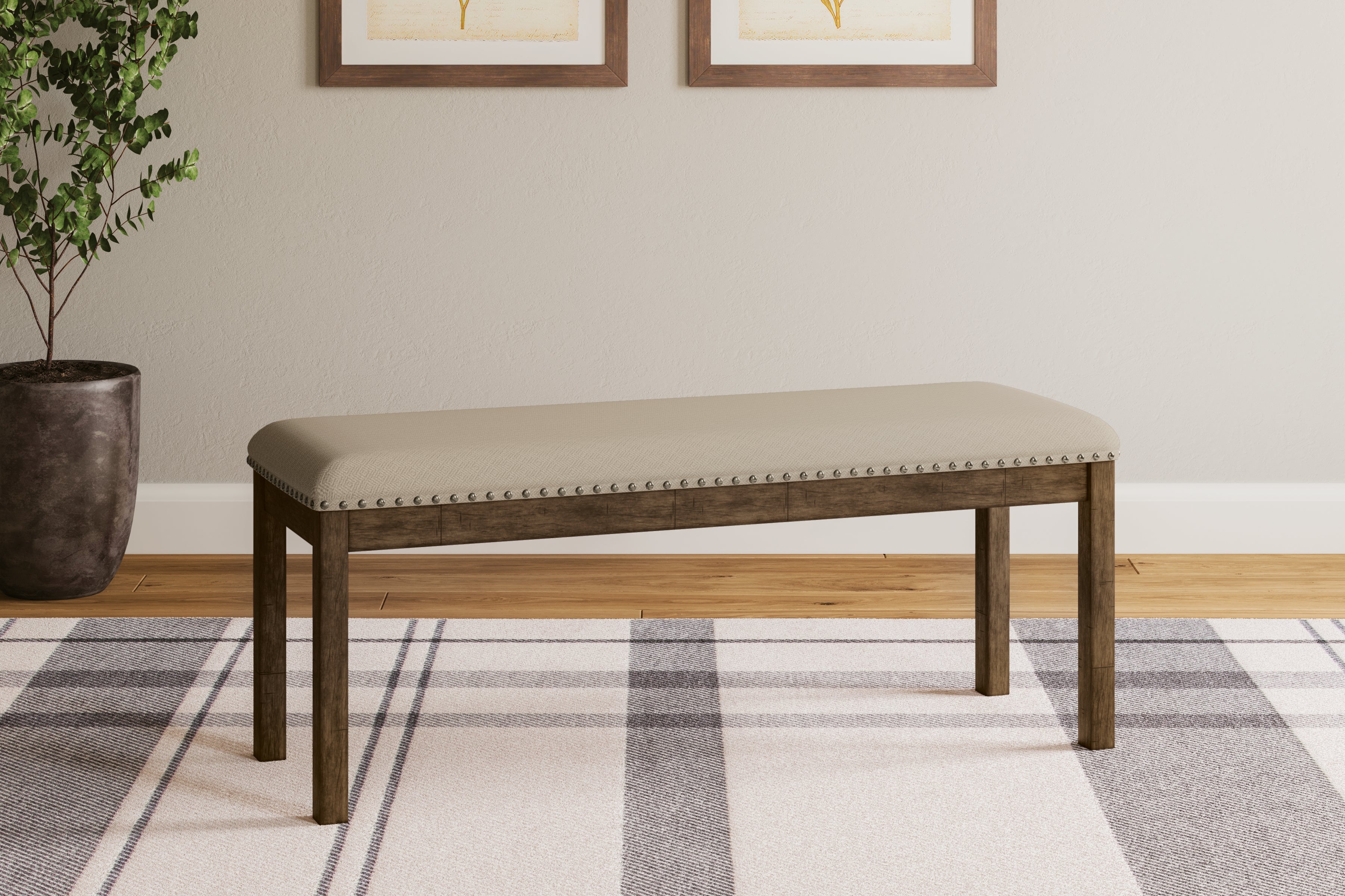 Best Deals Furniture - Ashley Furniture - Moriville Dining Bench - Upholstered Bench - D631-00