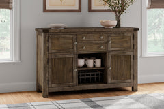 Best Deals Furniture - Ashley Furniture - Moriville Dining Server - Dining Room Server - D631-60