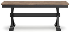 Wildenauer Dining Table, 2 Chairs and 2 Benches