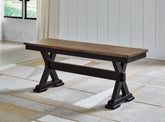 Best Deals Furniture - Ashley Furniture - Wildenauer 50" Dining Bench - Large Dining Room Bench - D634-00