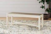 Best Deals Furniture - Ashley Furniture - Bolanburg Dining Bench - Large UPH Dining Room Bench - D647-00