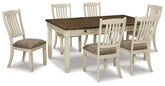 Best Deals Furniture - Ashley Furniture - Bolanburg Dining Table with 6 Chairs - Dining Table with 6 Chairs - D647D8
