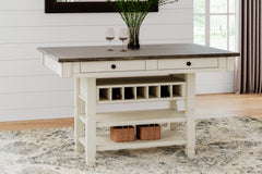 Best Deals Furniture - Ashley Furniture - Bolanburg Counter Height Dining Table - RECT Dining Room Counter Table - D647-32