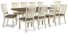 Best Deals Furniture - Ashley Furniture - Bolanburg Extension Dining Table and 10 Chairs - Extension Dining Table and 10 Chairs - D647D39