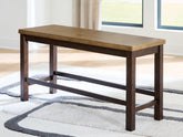 Best Deals Furniture - Ashley Furniture - Rylandeen Counter Height Dining Bench - Double Counter Bench (1/CN) - PCD651-09