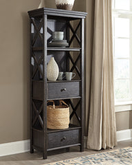 Best Deals Furniture - Ashley Furniture - Tyler Creek Display Cabinet - Display Cabinet - D736-76