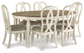 Best Deals Furniture - Ashley Furniture - Realyn Dining Table and 6 Chairs - Dining Table and 6 Chairs - D743D13