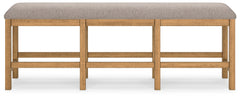 Havonplane Counter Height Dining Table, 6 Barstools and Bench