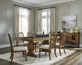 Best Deals Furniture - Ashley Furniture - Sturlayne Dining Table and 6 Chairs - Dining Table and 6 Chairs - D787D3