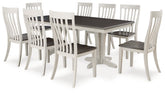 Best Deals Furniture - Ashley Furniture - Darborn Dining Table and 8 Chairs - Dining Table and 8 Chairs - D796D5