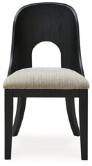 Rowanbeck Dining Table, 2 Arm Chairs and 4 Side Chairs