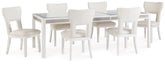Best Deals Furniture - Ashley Furniture - Chalanna Dining Table and 6 Chairs - Dining Table and 6 Chairs - D822D2