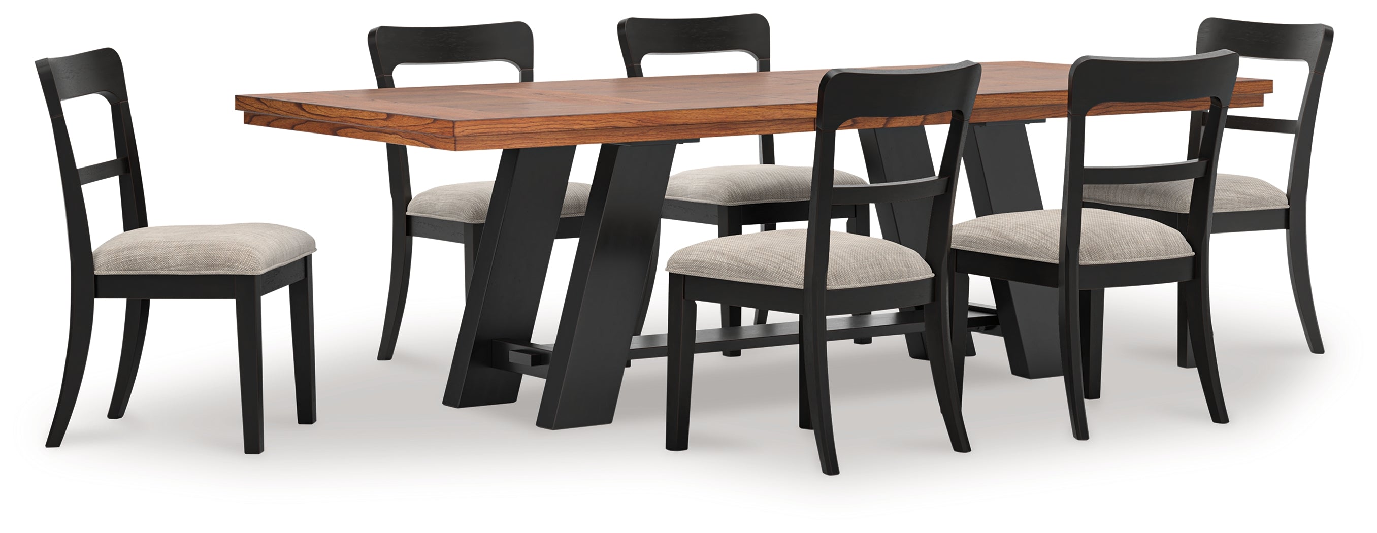 Best Deals Furniture - Ashley Furniture - Greddinton Extension Dining Table and 6 Chairs - Extension Dining Table and 6 Chairs - PCD824D31