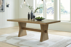 Best Deals Furniture - Ashley Furniture - Galliden Dining Table - Rectangular Dining Room Table - D841-45