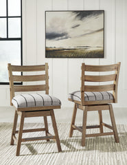 Best Deals Furniture - Ashley Furniture - Ridgester Counter Height Barstool (Set of 2) - Counter Height Barstool (Set of 2) - D858-224X2