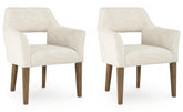 Best Deals Furniture - Ashley Furniture - Marxmore Dining Arm Chair (Set of 2) - Dining Arm Chair (Set of 2) - D863-02AX2