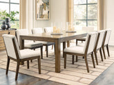 Best Deals Furniture - Ashley Furniture - Marxmore Extension Dining Table and 8 Chairs - Extension Dining Table and 8 Chairs - D863D4