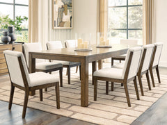 Best Deals Furniture - Ashley Furniture - Marxmore Extension Dining Table and 8 Chairs - Extension Dining Table and 8 Chairs - D863D4