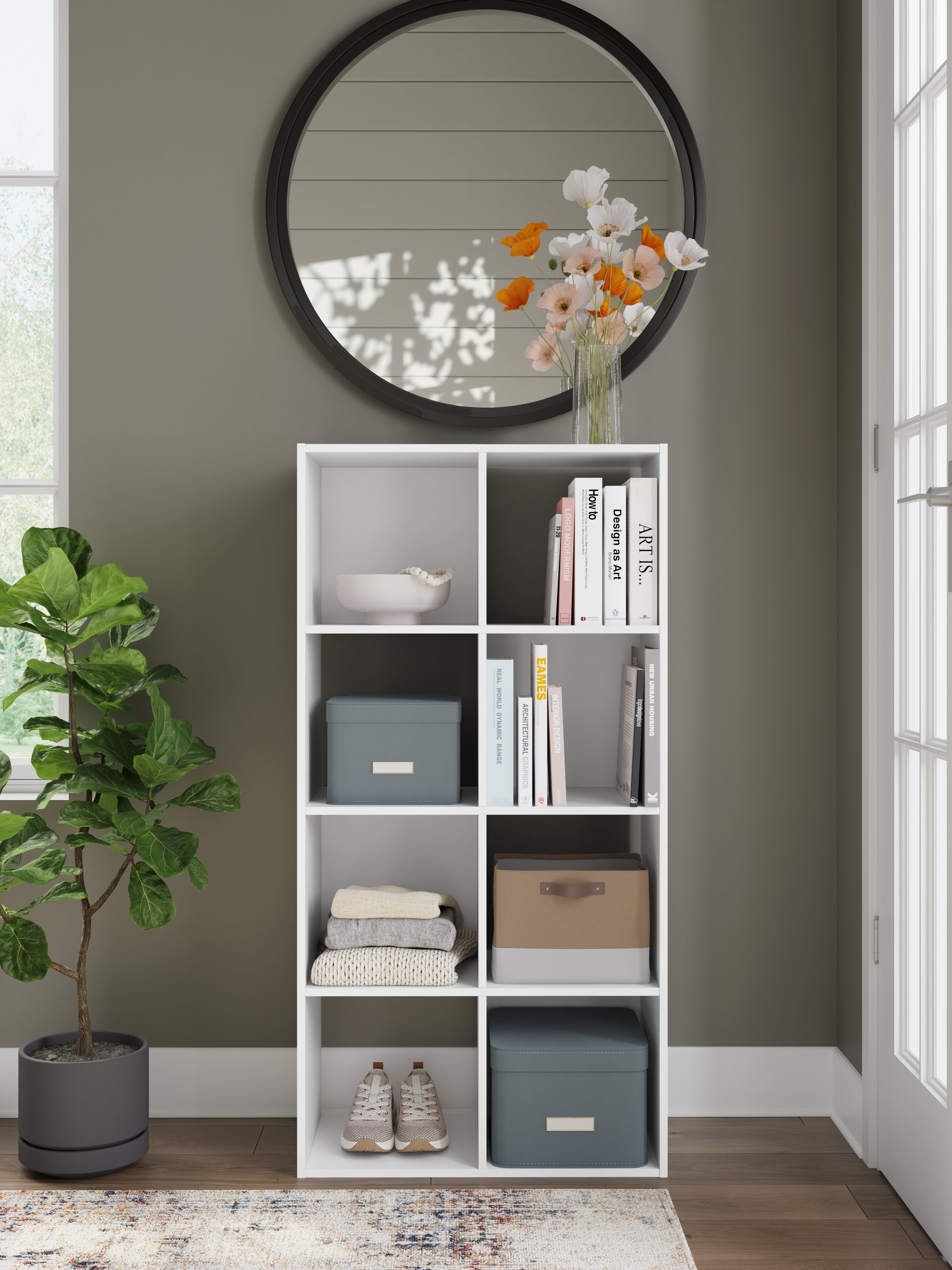 Best Deals Furniture - Ashley Furniture - Onita Eight Cube Organizer - Eight Cube Organizer - EA9630-4X2