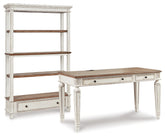 Best Deals Furniture - Ashley Furniture - Realyn Desk and Bookcase - Desk and Bookcase - H743H5