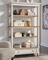 Best Deals Furniture - Ashley Furniture - Realyn 75" Bookcase - Bookcase - H743-70