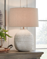 Best Deals Furniture - Ashley Furniture - Jamon Table Lamp - Ceramic Table Lamp (1/CN) - L100764