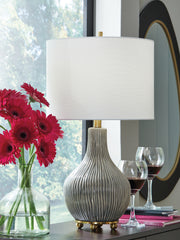 Best Deals Furniture - Ashley Furniture - Judlen Table Lamp - Ceramic Table Lamp (1/CN) - L100844