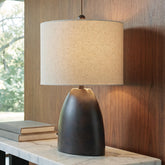 Best Deals Furniture - Ashley Furniture - Sethmore Table Lamp - Terracotta Table Lamp (1/CN) - L101024
