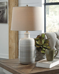 Best Deals Furniture - Ashley Furniture - Marnina Table Lamp (Set of 2) - Ceramic Table Lamp (Set of 2) - L121854