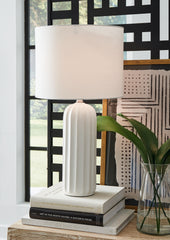 Best Deals Furniture - Ashley Furniture - Clarkland Table Lamp (Set of 2) - Ceramic Table Lamp (Set of 2) - L177974