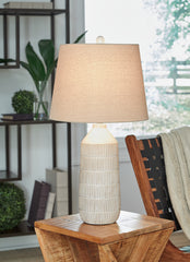 Best Deals Furniture - Ashley Furniture - Willport Table Lamp (Set of 2) - Ceramic Table Lamp (Set of 2) - L177994