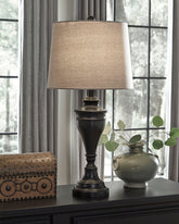 Best Deals Furniture - Ashley Furniture - Darlita Table Lamp (Set of 2) - Metal Table Lamp (Set of 2) - L204024