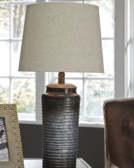 Best Deals Furniture - Ashley Furniture - Norbert Table Lamp (Set of 2) - Metal Table Lamp (Set of 2) - L204064